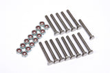 Ti22 PERFORMANCE 1102 Bumper Bolt Kit Titanium