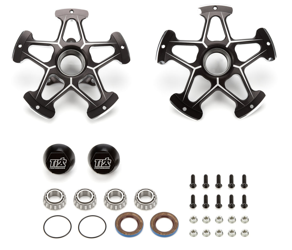 Ti22 PERFORMANCE 2801 Direct Mount Front Hubs Super Lite Black