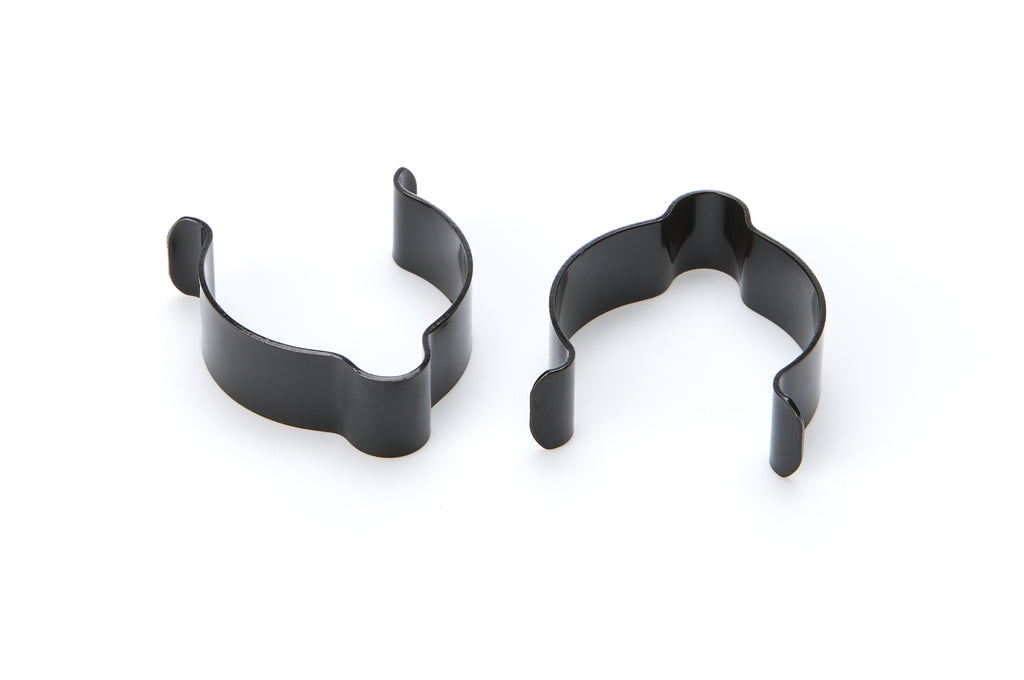 Ti22 PERFORMANCE 4531 Brake Line Clip 1.25in Stainless Steel Pair Blk