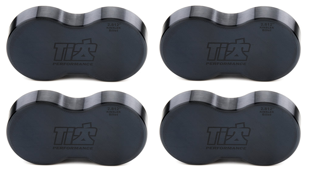 Ti22 PERFORMANCE TIP5281 Ti22 Performance Kinsler Billet Injection Wash Plugs, 2.812-inch Stack Diameter, Set of 4