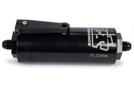 Ti22 PERFORMANCE 5506 6 AN Fuel Filter With Shutoff Black 100 Micron