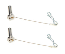 Load image into Gallery viewer, Ti22 PERFORMANCE 6116 Aero Wing Tree Pin Kit 1/4x5/8 Pair Titanium