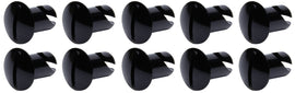 Ti22 PERFORMANCE 8102 Oval Head Dzus Buttons .500 Long 10 Pack Black