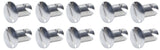 Ti22 PERFORMANCE 8104 Oval Head Dzus Buttons .550 Long 10 Pack