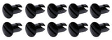 Ti22 PERFORMANCE 8106 Oval Head Dzus Buttons .550 Long 10 Pack Black