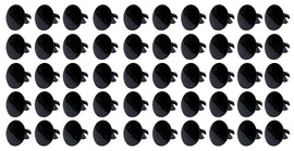 Ti22 PERFORMANCE 8110-50 Large Head Dzus Buttons .500 Long 50 Pack Black