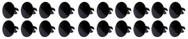 Ti22 PERFORMANCE 8110 Large Head Dzus Buttons .500 Long 10 Pack Black