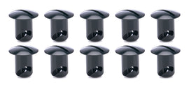 Ti22 PERFORMANCE 8132 Oval Head Buttons .450 Long Black 10 Pack
