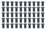 Ti22 PERFORMANCE 8134-50 Oval Head Buttons .600 Long Black 50 Pack