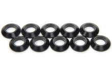 Load image into Gallery viewer, Ti22 PERFORMANCE 8221-10 Tapered Spacers 1/2in ID 1/4in Thick Black 10pk