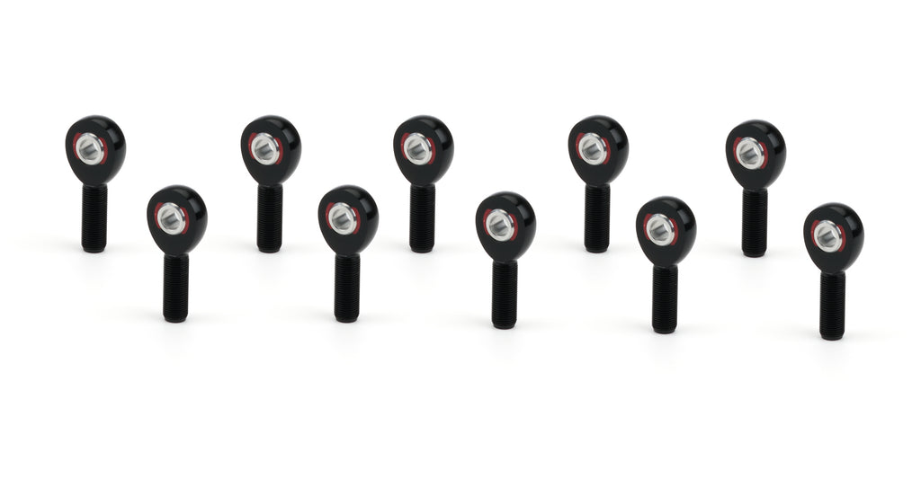 Ti22 PERFORMANCE TIP8252-10 Ti22 PERFORMANCE Rod End Alum with Alum Ball, 1/2 in Bore, 5/8-18 Right Hand Male Thread (Set of 10)