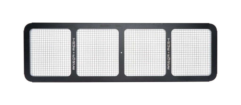 TRUE PERFORMANCE & FABRICATION DTR1000 Nose Screen Lower Black Aluminum
