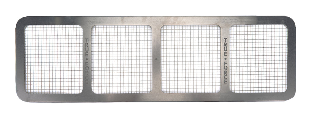 TRUE PERFORMANCE & FABRICATION DTR1001 Nose Screen Lower Raw Aluminum