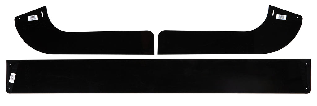TRUE PERFORMANCE & FABRICATION DTR1050 Splitter Kit Blk Asphalt Outlaw 1/4in 3pc