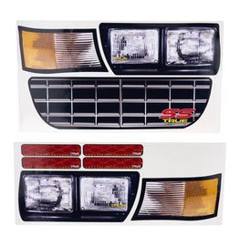 TRUE PERFORMANCE & FABRICATION DTR1071 Nose Decal Kit Street Stock Headlight & Grill
