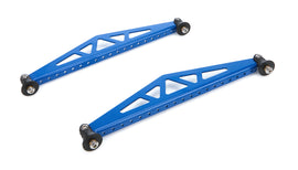 TRUE PERFORMANCE & FABRICATION DTR1304 Spoiler Brace 10.5in Blue Pair