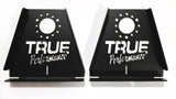 TRUE PERFORMANCE & FABRICATION DTR7013 Toe Plates Mini Wedge / QM 3-Bolt Multi-Pattern