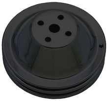 Load image into Gallery viewer, TRANS-DAPT 8601 SBC SWP Water Pump Pulley 2 Groove Black