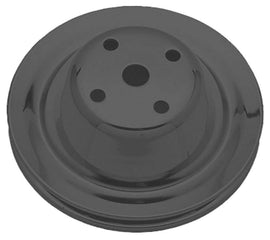 TRANS-DAPT 8604 SBC LWP Water Pump Pulley 1 Groove Black
