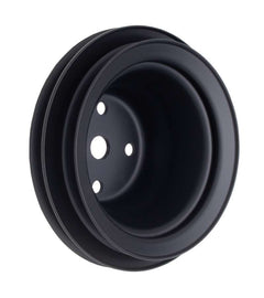 TRANS-DAPT 8623 BBC LWP Water Pump Pulley 2 Groove Black