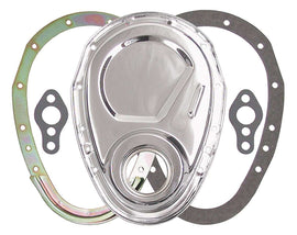 TRANS-DAPT 8909 SBC 2-Piece Timing Cover Chrome