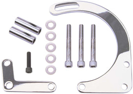 TRANS-DAPT 8990 2pc. Lower Alt. Bracket Chrome