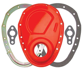 TRANS-DAPT 9923 SBC 2pc Timing Cover Orange
