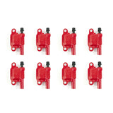TOP STREET PERFORMANCE 81015-8 LS High Output Ign Coils Red 05-18 LS Set of 8