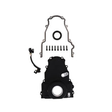 Load image into Gallery viewer, TOP STREET PERFORMANCE 81066BK TOP STREET PERFORMANCE Black LS Aluminum Timing Cover with Cam Sensor Provision - Part #81066BK