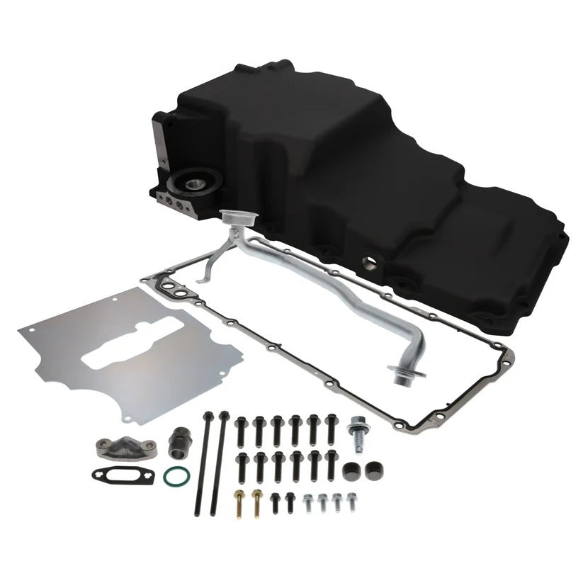 TOP STREET PERFORMANCE 81075BK LS Low Profile Retrofit Black Oil Pan
