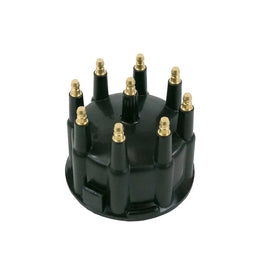 TOP STREET PERFORMANCE JM6971BK TOP STREET PERFORMANCE JM6971BK Black Distributor Cap - HEI Style with Brass Terminals and Clamp Down Design