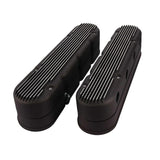 TOP STREET PERFORMANCE JM8082-2BK LS 2pc Cast Aluminum VC Finned w/Billet Oil Fill