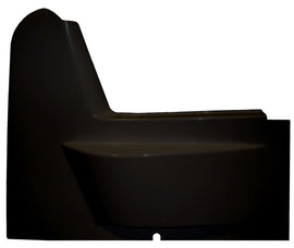 TRIPLE X RACE COMPONENTS 600-BW-0374-BLK RH Arm Guard Wedge Style Black Mini Sprint