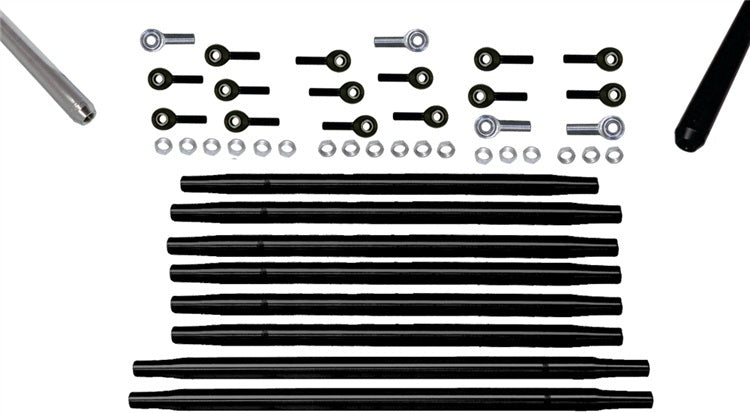 TRIPLE X RACE COMPONENTS 600-SU-K0264BLK Radius Rod Complete Kit For 600 Black