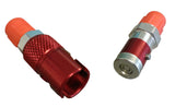 TRIPLE X RACE COMPONENTS BK-9283 Quick Disconnect Brake Fitting Aluminum Red