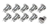 TRIPLE X RACE COMPONENTS CH-4401-10 Oval Head Button Alum .500 Long 10 Pack