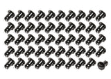 TRIPLE X RACE COMPONENTS CH-4401-50-BLK Oval Head Button Alum Black .500 Long 50 Pack