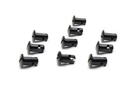 TRIPLE X RACE COMPONENTS CH-4402-10-BLK Oval Head Button Alum Black .550 Long 10 Pack