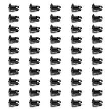 Load image into Gallery viewer, TRIPLE X RACE COMPONENTS CH-4402-50-BLK Oval Head Button Alum Black .550 Long 50 Pack
