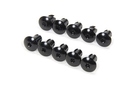 TRIPLE X RACE COMPONENTS CH-4418BLK-10 Torx Head Button Alum .550 Long Black 10pk