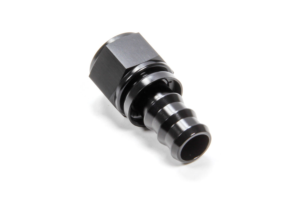 TRIPLE X RACE COMPONENTS HF-10012-BLK #12 Straight Hose End Push Lock