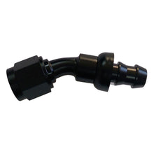 Load image into Gallery viewer, TRIPLE X RACE COMPONENTS HF-13008-BLK #8 30 Degree Hose End Push Lock