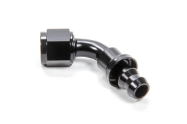 TRIPLE X RACE COMPONENTS HF-16006-BLK #6 60 Degree Hose End Push Lock