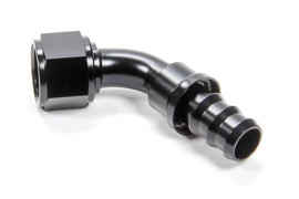 TRIPLE X RACE COMPONENTS HF-16012-BLK #12 60 Degree Hose End Push Lock