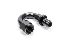 TRIPLE X RACE COMPONENTS HF-18006-BLK #6 180 Degree Hose End Push Lock