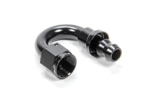 Load image into Gallery viewer, TRIPLE X RACE COMPONENTS HF-18008-BLK #8 180 Degree Hose End Push Lock