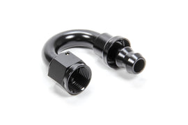 TRIPLE X RACE COMPONENTS HF-18008-BLK #8 180 Degree Hose End Push Lock