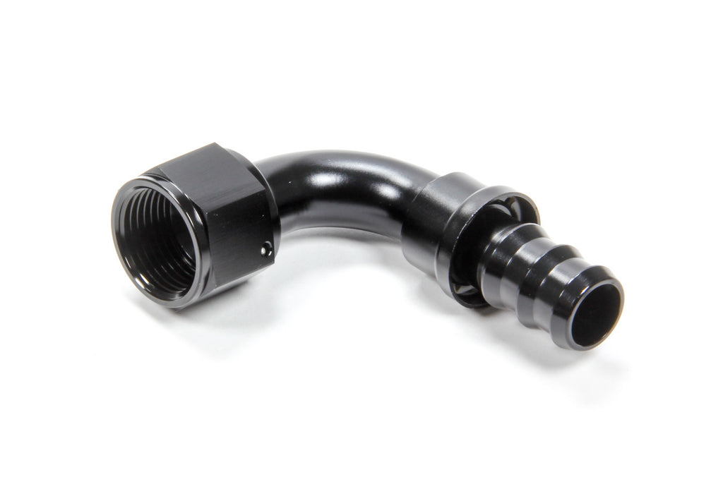 TRIPLE X RACE COMPONENTS HF-19012-BLK #12 90 Degree Hose End Push Lock