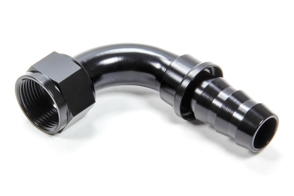 TRIPLE X RACE COMPONENTS HF-19016-BLK #16 90 Degree Hose End Push Lock