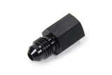 TRIPLE X RACE COMPONENTS HF-34041-BLK Gauge Adapter #4 Male x 1/8 NPT Female